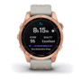 Смарт-часы Garmin Fenix 7S Solar Rose Gold with Light Sand Band (010-02539-11): Цвет ремешка Песочный