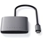 Адаптер Satechi Aluminum Adapter USB-C to 4xUSB-C Space Gray (ST-UC4PHM): Цвет серый