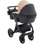 Коляска универсальная 2 в 1 Bair Kiwi Plus ECO BKP-18/15 капучино / черный (680897): Возможность установки люльки есть