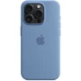Чохол для iPhone Apple iPhone 15 Pro Silicone Case with MagSafe - Winter Blue (MT1L3ZM/A): Тип чохла накладка на заднюю часть