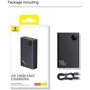 Внешний аккумулятор Baseus Power Bank 24000mAh Adaman Digital Display 140W Black (P10021508113-00) фото 17