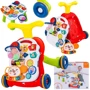 Каталка-ходунки Bamby +столик Первые шаги 2в1 (N6038-red): Цвет красный