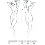 Сексуальный пеньюар Passion BRASILIANA PEIGNOIR black XXL/XXXL