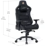 Геймерское кресло Cyberlux Apollo Black (арт. GM-404 B) фото 5