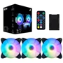 Кулер 1STPLAYER CC-Combo RGB 3 Fans: Регулировка оборотов широтно-импульсная модуляция (PWM)