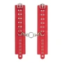 Наручники Leather Rastraints Hand Cuffs, Red