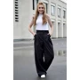 Брюки FLFashion Эталон ШБЭ 4681 46 черные: Фасон Палаццо