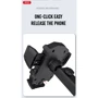 Держатель XO Car Holder C76 Black фото 6