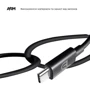 Кабель ArmorStandart Cable USB-C to USB-C ABMM093B 1m Black (ARM64289): Длина 1 м