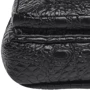 Мужская сумка-слинг Borsa Leather черная (K13611-black): Фактура Тиснение, Матовая