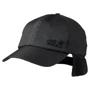 Кепка Jack Wolfskin Night Hawk Shield Cap черная (1910671_6000)
