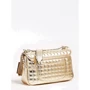 Женская сумка через плечо Guess Matrix Convertible Xbody Flap золотистая (HWMG7740210-GOL): Пол Женский