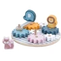 Деревянный игровой набор Viga Toys PolarB Шестеренки со зверятами (44006)