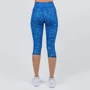 Спортивные капри Peak FW37712-CYA 40 синие: Состав Полиэстер, Спандекс