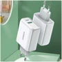 Зарядное устройство Ugreen Wall Charger USB+USB-C CD170 36W White (60468): Кабель в комплекте отсутствует