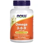 NOW Foods Omega 3-6-9 1000 mg Softgels 100 caps