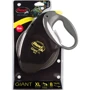 Поводок-рулетка Flexi Giant Neon XL до 75 кг 8 м черный (4000498030004): Тип шнура Лента