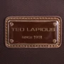 Женская сумка саквояж Ted Lapidus коричневая (FRHNY4085H14-10): Фактура Тканая, Матовая