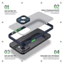 Чехол для телефонов ArmorStandart Frosted Matte Navy Blue for Tecno Spark 10 Pro (KI7) (ARM70500): Совместимость Tecno Spark 10 Pro (KI7)