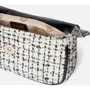 Жіноча сумка крос боді GUESS SPARK MICRO MINI чорно-біла (HWTZ8700780-BKW): Тип ручки Без ручки, На цепочке, Длинная ручка, Плечевой ремень