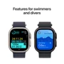 Apple Watch Ultra 2 2024 GPS + Cellular 49mm Natural Titanium Case з Tan Alpine Loop - Small (MX4E3UL/A): Матеріал корпусу титан