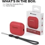 Чехол для наушников AhaStyle Silicone Case with strap Red (X003E41MYX) for Apple AirPods Pro 2 фото 6