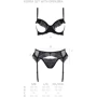 Комплект ECO Passion KERRIA SET WITH OPEN BRA black S/M