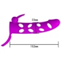 Насадка на член LYBAILE Pretty Love Penis Sleeve With Ball Strap 6" Purple