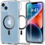 Чехол для iPhone Spigen Ultra Hybrid MagFit Carbon Fiber (ACS04904) for iPhone 14 Plus: Цвет прозрачный