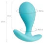 Анальная пробка ToDo Anal Plug Blob (бирюзовая)