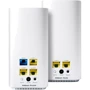 Маршрутизатор Wi-Fi ASUS ZenWiFi AC Mini CD6 2-pack (CD6-2PK): Максимальная скорость 600+867 Мбит/с