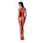 Бодистокинг с множеством бретелей Passion BS095 One Size red