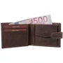 Мужское портмоне Always Wild коричневое (DNKN1187L-brown): Формат кошелька Вертикальный