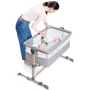 Приставная кроватка-люлька Kinderkraft Neste Air Grey Wood (KKLNEAIRGRY00W): Опускающаяся стенка Есть