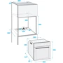 Духовой шкаф электрический Beko BIM 24400 WCS: Объем, л 71