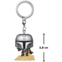 Игровая фигурка на клипсе Funko POP! cерии Мандалорец – Мандалорец с бластером: Пол Унисекс
