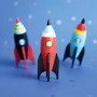 Игрушечная ракета Le Toy Van Деревянная в ассортименте (TV803)