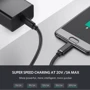 Кабель Ugreen USB-C to USB-C 3A 1m Black (50997) фото 6