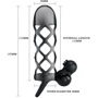 Насадка на член LYBAILE Pretty Love Vibro Penis Sleeve Black I