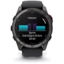 Смарт-часы Garmin Fenix 8 Pro AMOLED 51mm Sapphire Carbon Grey DLC Titanium with Black/Pebble Grey Silicone Band (010-03199-01)