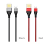 Кабель Borofone USB Cable to Lightning Tasteful 1.2m Black (BU11) фото 3