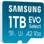 Карта памяти Samsung 1TB microSDXC EVO Select Class 10 UHS-I EVO Select 2024 + adapter (MB-ME1T0SA/AM): Тип карты MicroSDXC