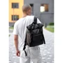 Чоловічий рюкзак Sambag RollTop Milton чорний (24251001m): Стать Мужской