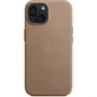 Чохол для iPhone Apple iPhone 15 FineWoven Case with MagSafe - Taupe (MT3C3ZM/A) фото 5