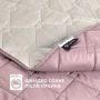 Покрывало IDEIA Стиль Cube двухстороннее пудра/светло-серый 140х210 см (4820227282999)