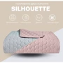 Покривало IDEIA Silhouette двостороння м'ята 240х260 см (4820227287710)