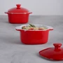 Кастрюля Limited Edition Mesa Mini 13.5х10х5 см 0.24 л красная (A573): Материал Керамика