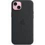 Чехол для iPhone Apple iPhone 15 Plus Silicone Case with MagSafe - Black (MT103ZM/A): Материалы Силикон