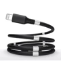 Кабель SuperCalla Cable USB-С to Lightning magnetic Black 0.9m