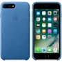 Чехол для iPhone Apple Leather Case Sea Blue (MMYH2) for iPhone 8 Plus/iPhone 7 Plus: Тип чехла накладка на заднюю часть